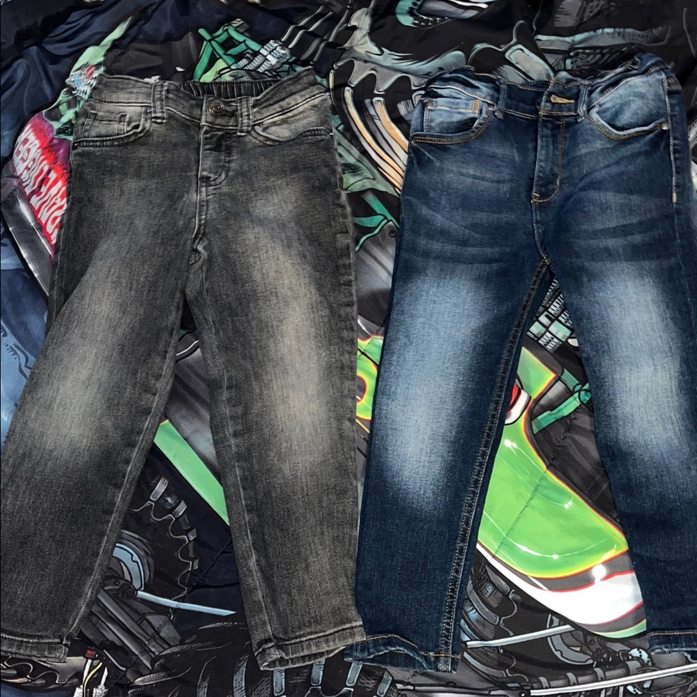 Stylish Kids Denim Jeans - Black and Blue